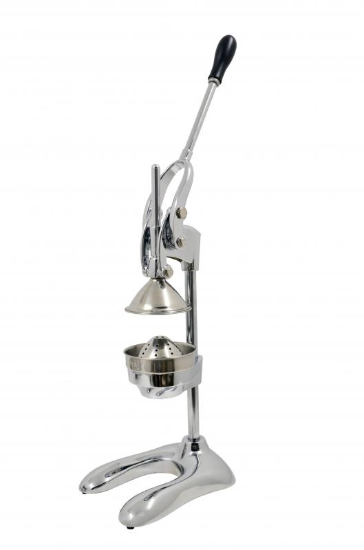 Manual Chrome Citrus Squeezer with  5" Cutter Plate Diameter